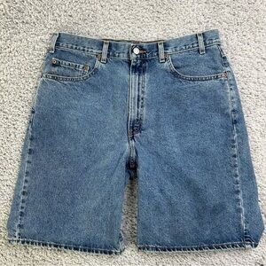 Vintage Levi's Shorts Mens 36 550 Relaxed Fit Classic Denim Retro Outdoors Party